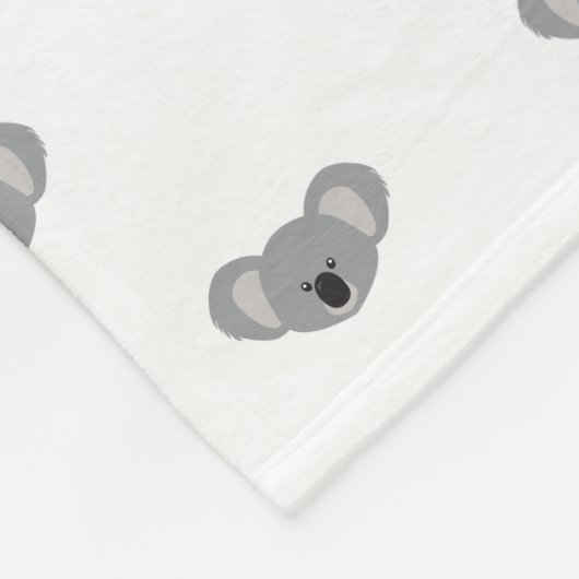 Australien Liebe Script Niedlich Baby Koala Patter Fleecedecke (Ecke)