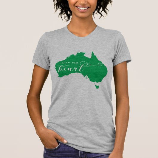 Australien liegt mir im Herzen T-Shirt (Vorderseite)
