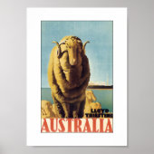 Australien - Lloyd Triestino (weiß) Poster (Vorne)