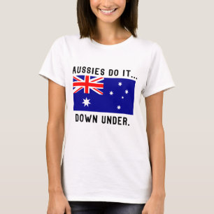 Australien macht es... Nach unten. T-Shirt
