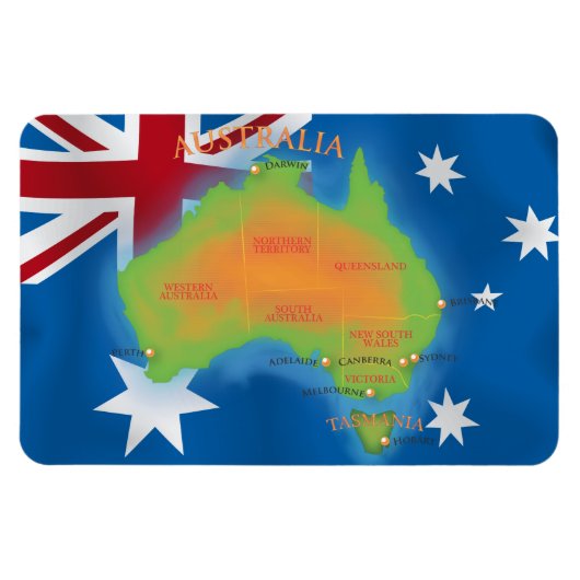 Australien Magnet (Horizontal)