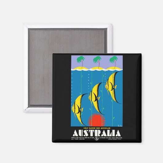 Australien Magnet (Vorderseite/Rückseite)
