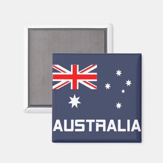 Australien Magnet (Vorderseite/Rückseite)