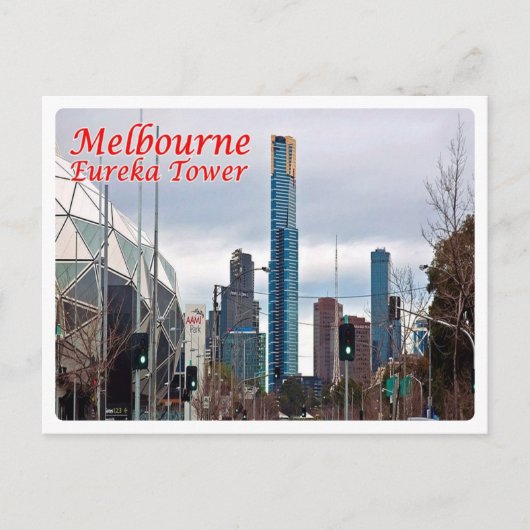 Australien - Melbourne - Eureka Tower - Postkarte (Vorderseite)