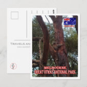 Australien - Melbourne - Great Otway - Postkarte (Vorne/Hinten)