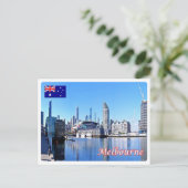 Australien - Melbourne - Hafen - Postkarte (Stehend Vorderseite)