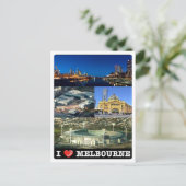 Australien - Melbourne - I Liebe - Postkarte (Stehend Vorderseite)