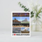 Australien - Melbourne - I Liebe - Postkarte (Stehend Vorderseite)