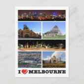 Australien - Melbourne - I Liebe - Postkarte (Vorderseite)