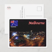 Australien - Melbourne - Postkarte (Vorne/Hinten)