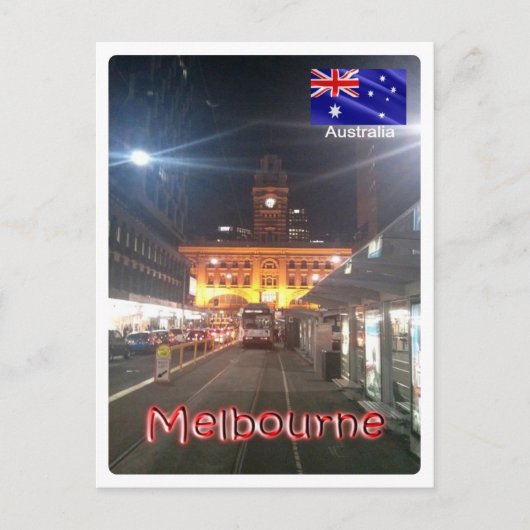 Australien - Melbourne - Postkarte (Vorderseite)