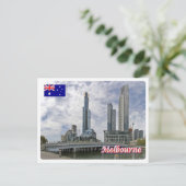 Australien - Melbourne - Queens Bridge - Postkarte (Stehend Vorderseite)