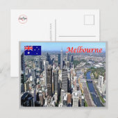 Australien - Melbourne-Stadt - Postkarte (Vorne/Hinten)