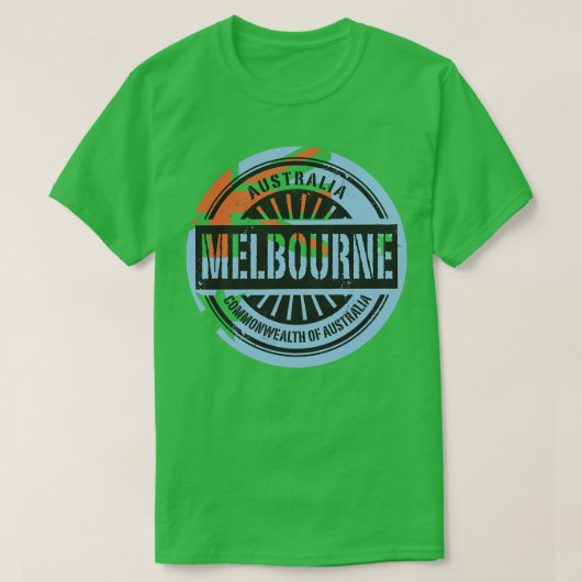 Australien Melbourne T-Shirt (Design vorne)