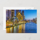 Australien Melbourne yarra River Postkarte (Vorne/Hinten)