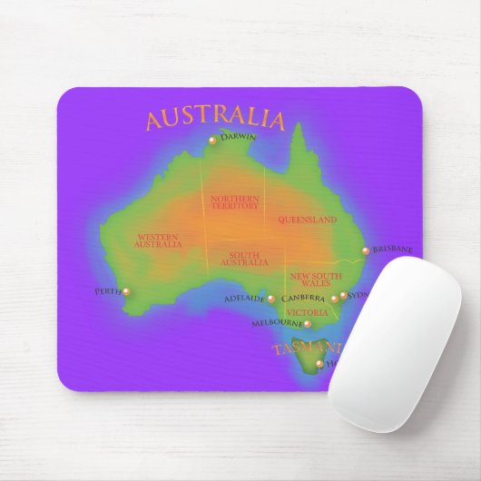 Australien Mousepad (Mit Mouse)