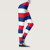 Australien Nationale Flaggenfarben Horizontal gest Leggings (Rechts)