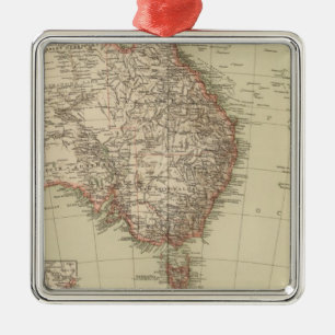 Australien, Neuseeland Silbernes Ornament