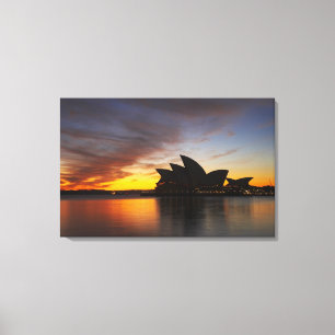 Australien, New South Wales, Sydney, Sydney Opera  Leinwanddruck