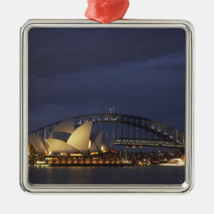 Australien, New South Wales, Sydney, Sydney Opera Ornament Aus Metall