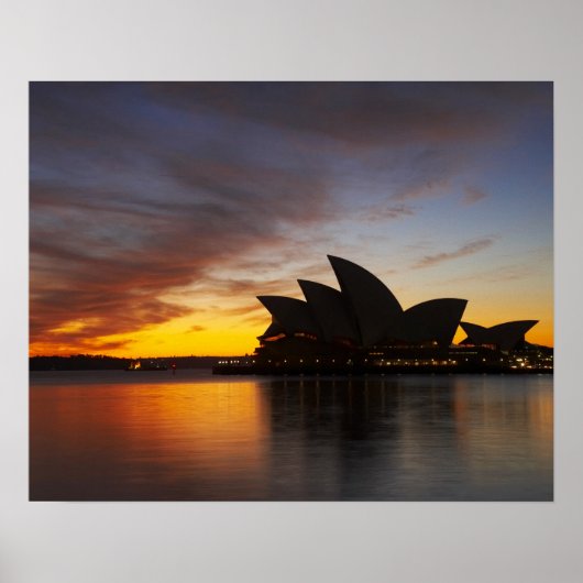 Australien, New South Wales, Sydney, Sydney Opera Poster (Vorne)