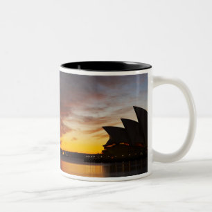 Australien, New South Wales, Sydney, Sydney Opera Zweifarbige Tasse