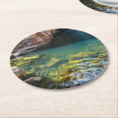 Australien Nordterritorium Katherine Gorge Runder Pappuntersetzer (Angewinkelt)