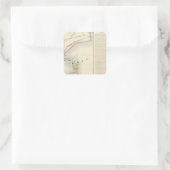 Australien Nr. 57 Quadratischer Aufkleber (Tasche)
