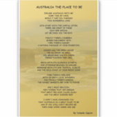 Australien: Ort, an dem der Aufkleber angebracht w (Vorderseite)