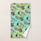 Australien Osterbilby mit Emu & Egg Badhandtuch Set (Handtuch)