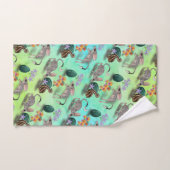 Australien Osterbilby mit Emu & Egg Badhandtuch Set (Handtuch)