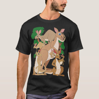 Australien Outback Marsupial Animal Kangaroo T-Shirt