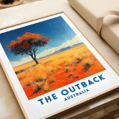 Australien Outback Reiseplakat Wandkunst Poster