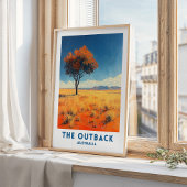 Australien Outback Reiseplakat Wandkunst Poster
