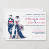 Australien Paare Einladung zur Hochzeit (Vorderseite)