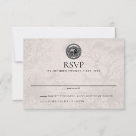 Australien Pass Wedding RSVP Card