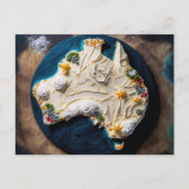 Australien Pavlova Postkarte (Vorderseite)
