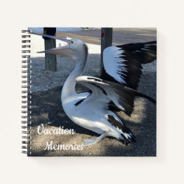 Australien; Pelikan - Reisen Notizblock