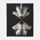 Australien-Pelikane 1 Fleecedecke (Vorderseite)