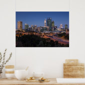 Australien, Perth, City Skyline aus Kings Park Poster (Küche)