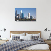 Australien, Perth, City Skyline aus Swan River Leinwanddruck (Insitu (Schlafzimmer))