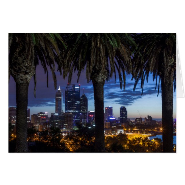 Australien, Perth, City Skyline von Kings Park 2 (Vorderseite (Horizontal))