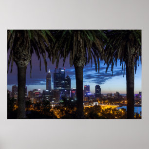 Australien, Perth, City Skyline von Kings Park 2 Poster