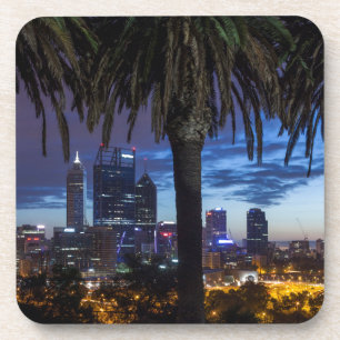 Australien, Perth, City Skyline von Kings Park 2 Untersetzer