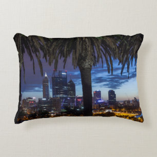Australien, Perth, City Skyline von Kings Park 2 Zierkissen