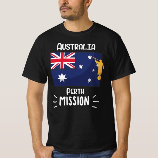 Australien Perth Mormon LDS Mission T-Shirt (Vorderseite)