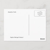 Australien, Perth Postkarte (Rückseite)