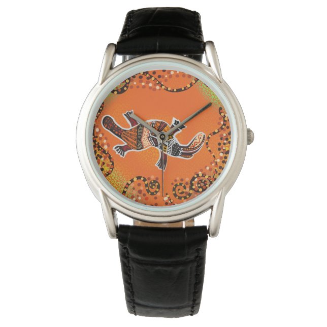 AUSTRALIEN PLATYPUS ART ARMBANDUHR (Vorderseite)