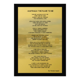 Australien - Platz für die Erweiterung des Fotos Fotodruck