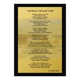 Australien - Platz für die Erweiterung des Fotos Fotodruck